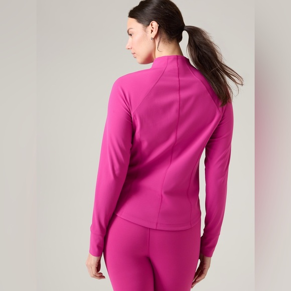Athleta Salutation Jacket Iceplant Pink - Picture 2 of 4